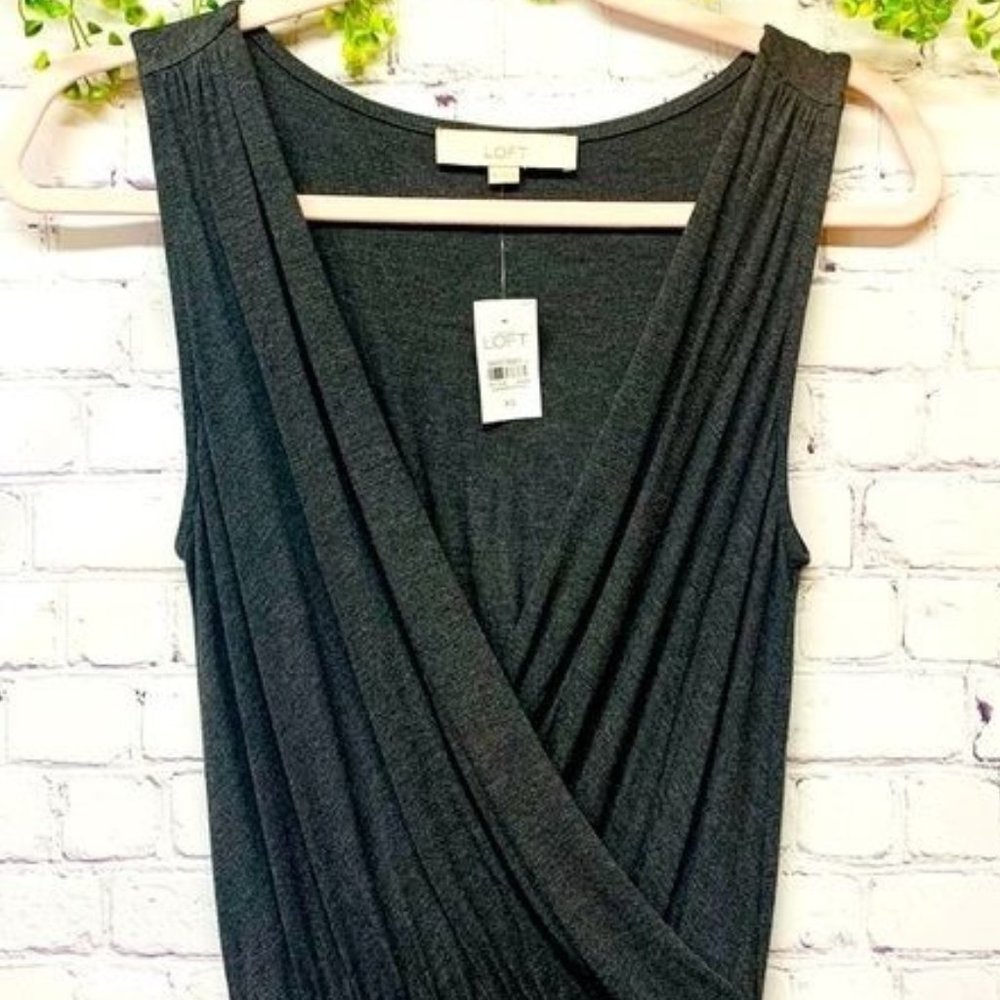 Loft | Sleeveless Dress elastic waist NWT